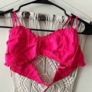 Anthropologie Pink Bralette New with Tags